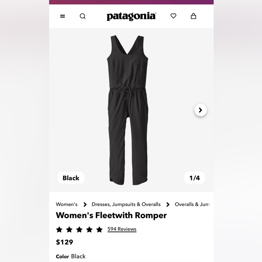 Patagonia Jumpsuit